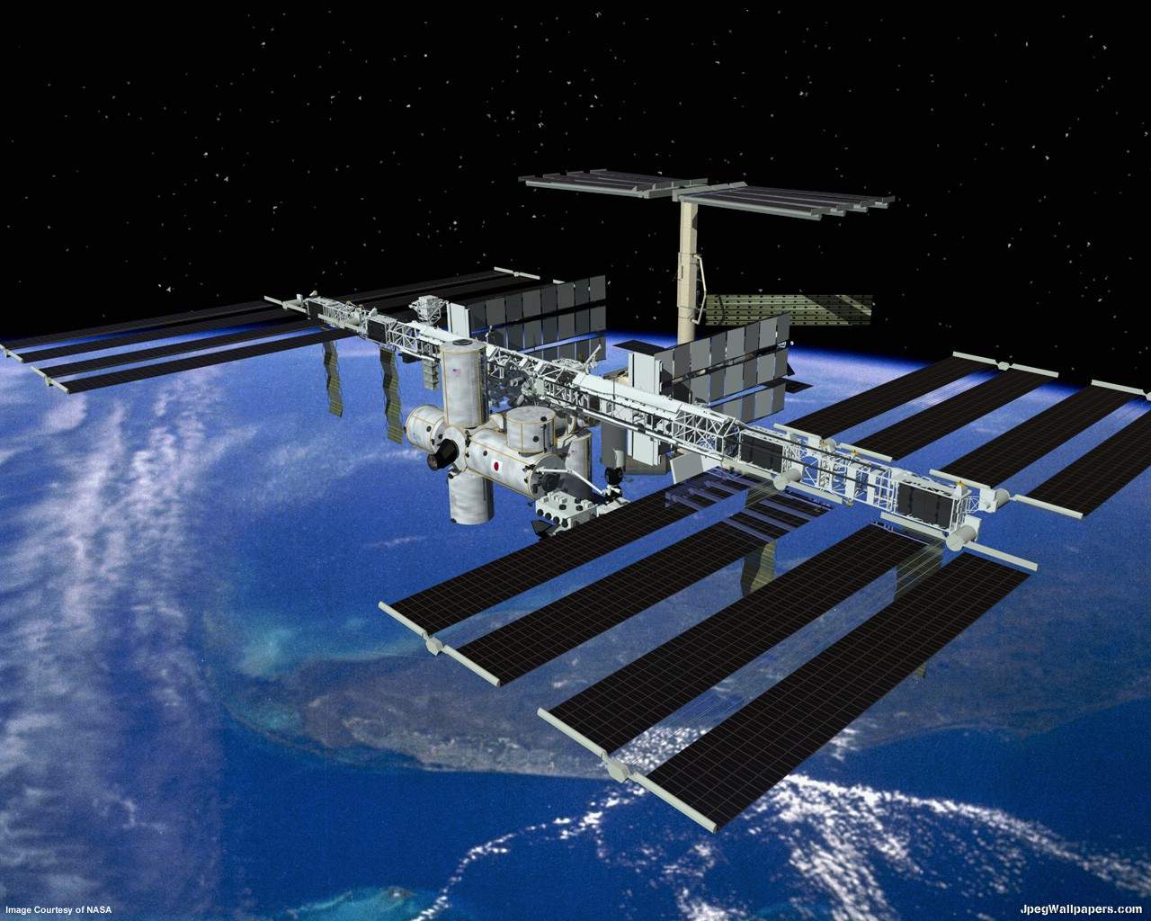 Download Space wallpaper International Space Station
