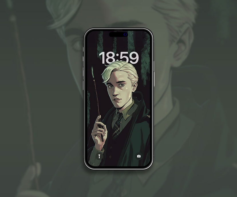 Draco Malfoy iPhone Wallpaper