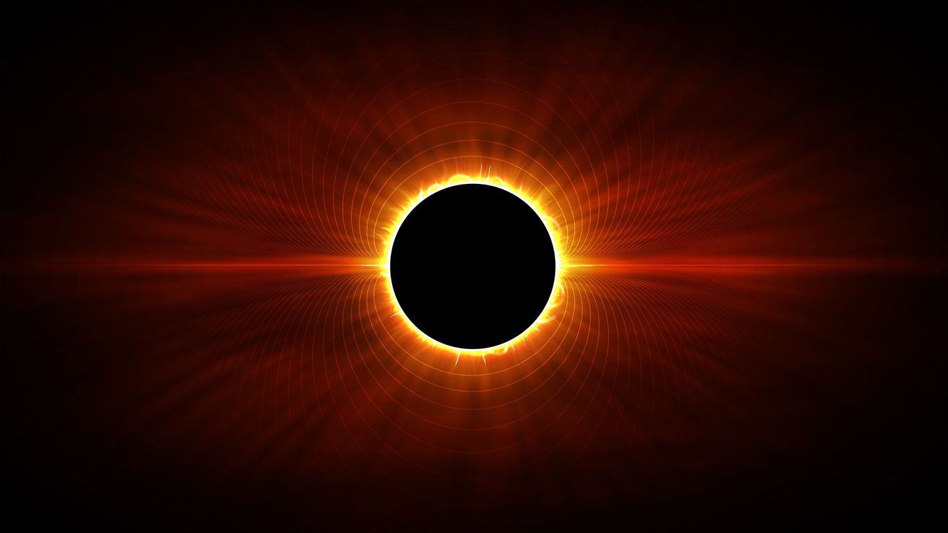 Solar Eclipse Widescreen Wallpaper