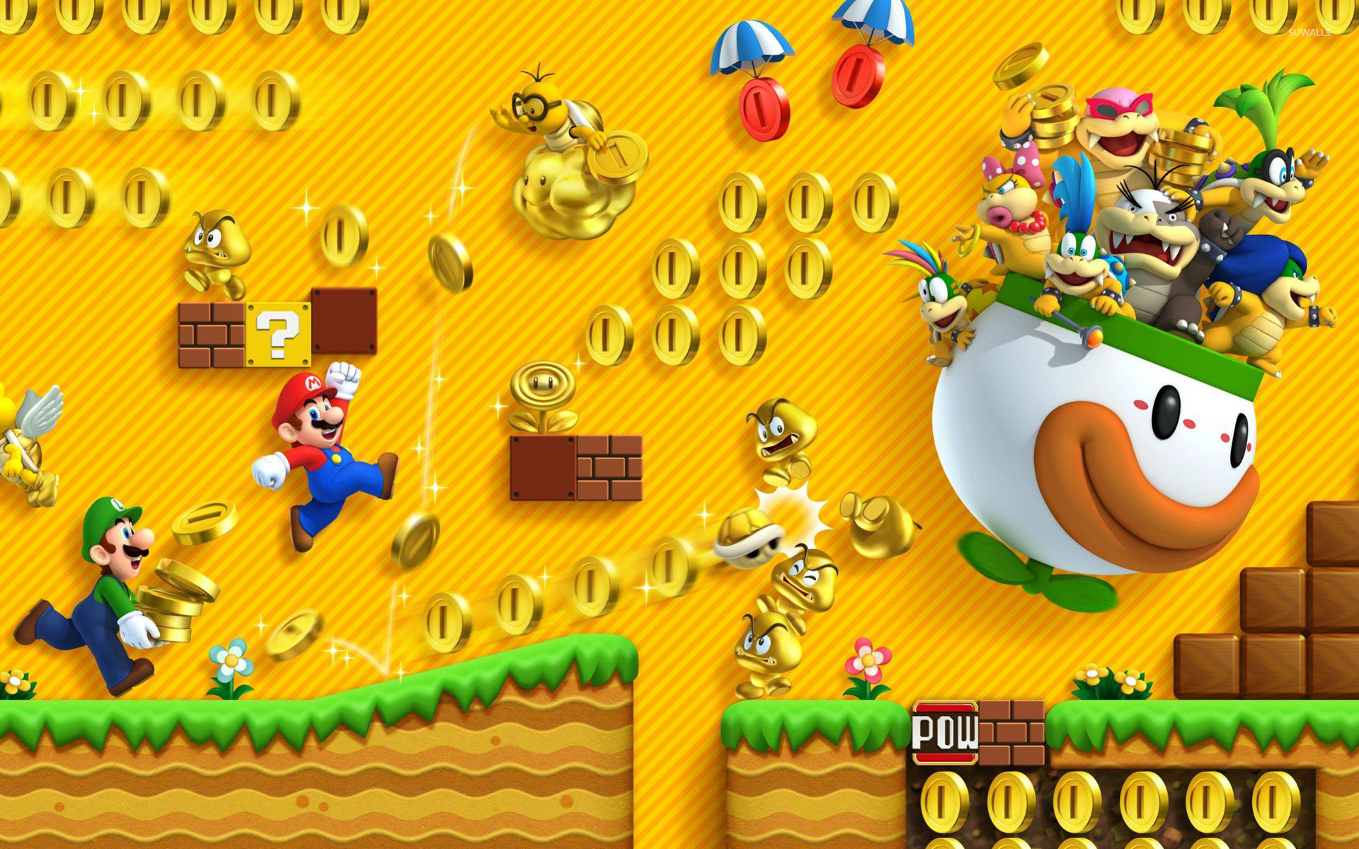 Super Mario New Super Mario Bros. U Wallpaper