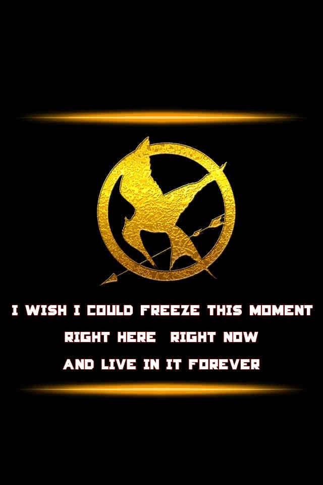 The Hunger Games Logo Simply beautiful iPhone wallpapers