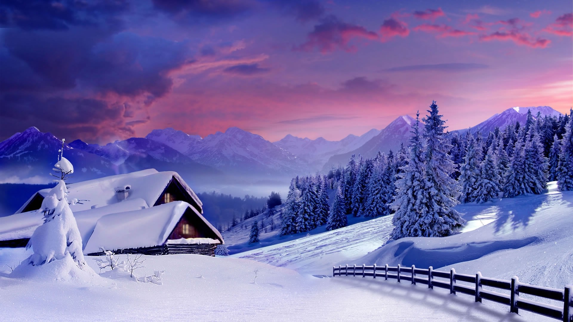 Nature Winter Landscape Snow Wallpaper HD Desktop And Mobile
