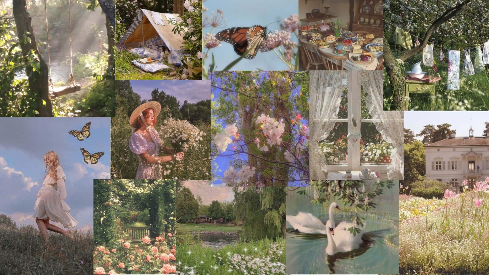 Download Charming Cottagecore Aesthetic Scene