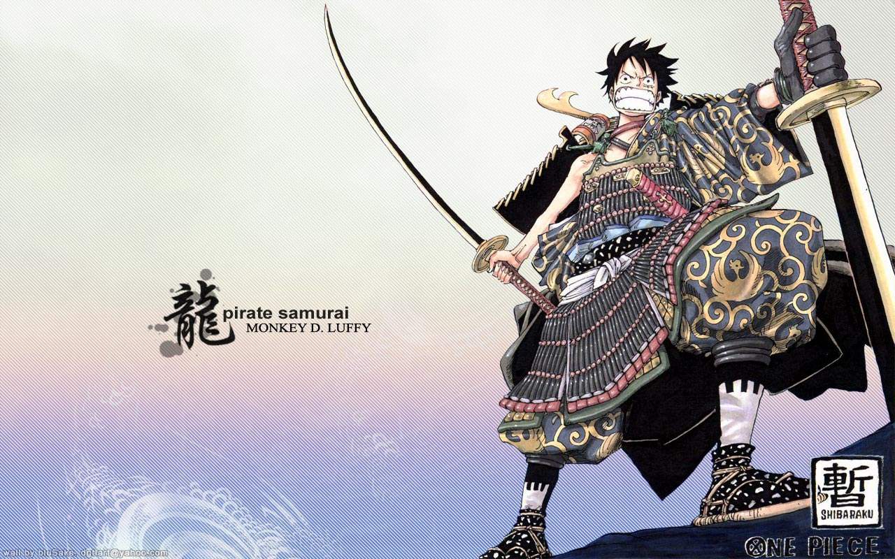 The One Piece Anime Wallpaper Titled Pirate Samurai