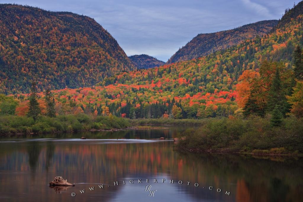 Wallpaper Background Scenic Jacques Cartier River Fall
