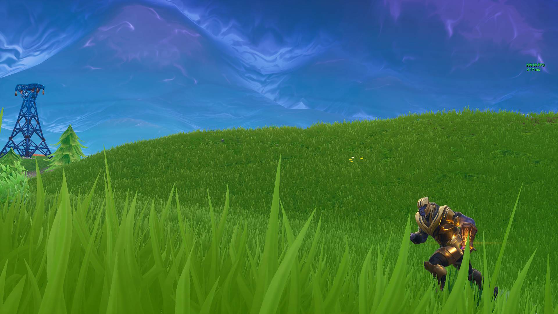 That famous Windows XP bliss wallpaper recreated in Fortnite