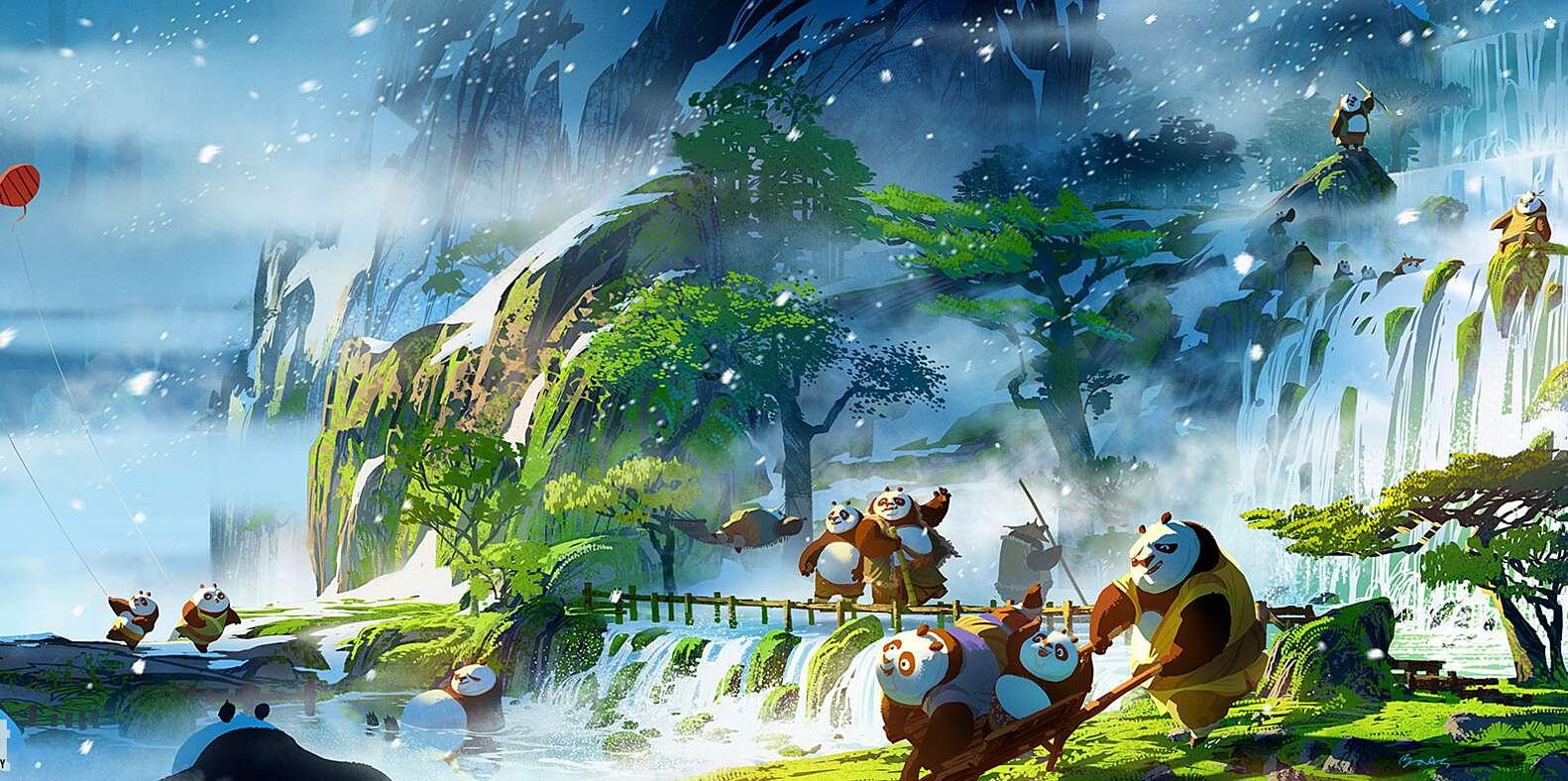Kung Fu Panda exclusive See concept art and cinemagraphs of