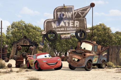 Disney Cars Characters Tow Mater Wallpaper