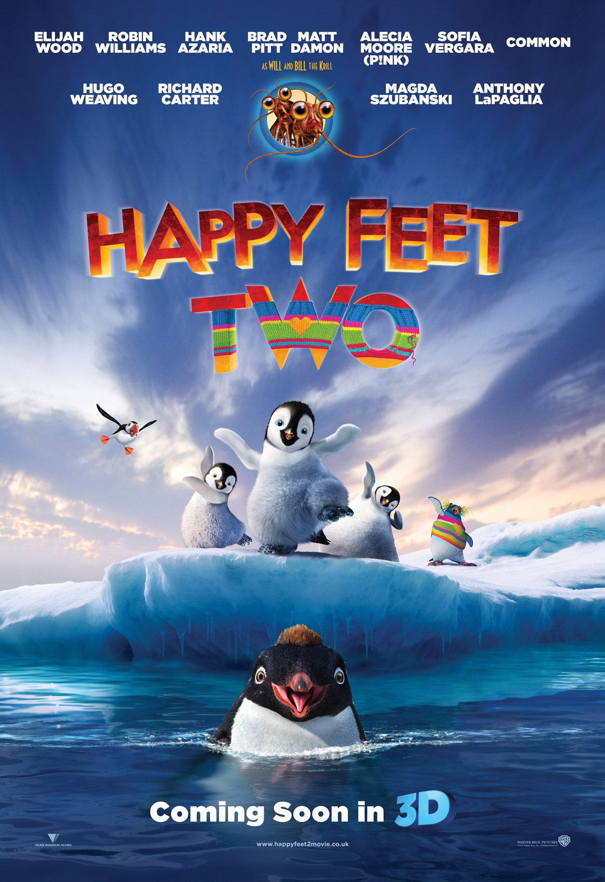 Happy Feet Two Movie Poster Desktop Wallpaper