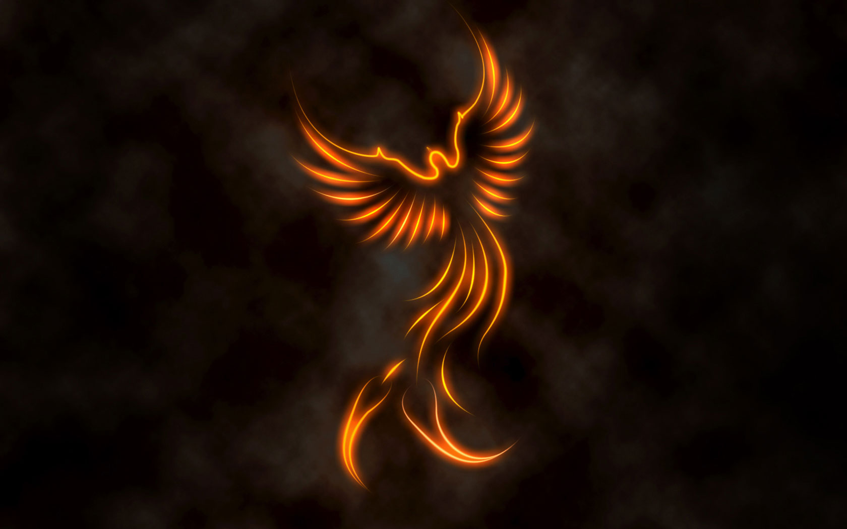 Fire Phoenix Computer Wallpaper Desktop Background