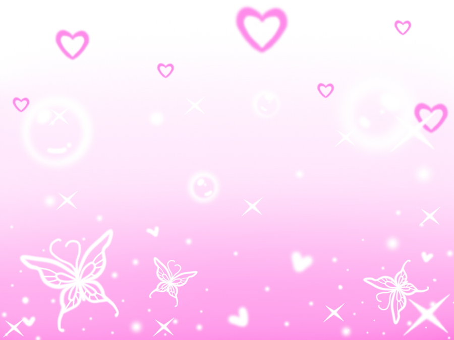 Wallpaper Pink Lovely Butterflies By Emily The Wolf On