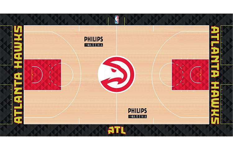 Atlanta Hawks Unveil New Court Design Slamonline