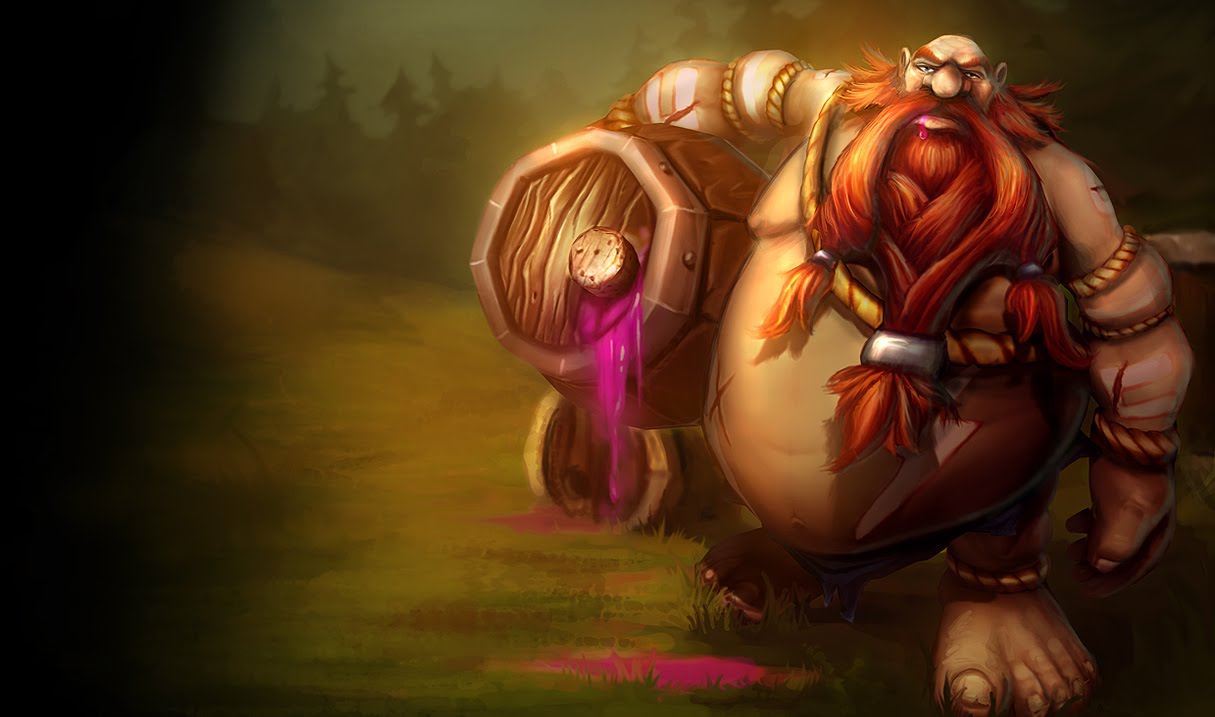 Gragas Classic Skin Original League Of Legends Wallpaper