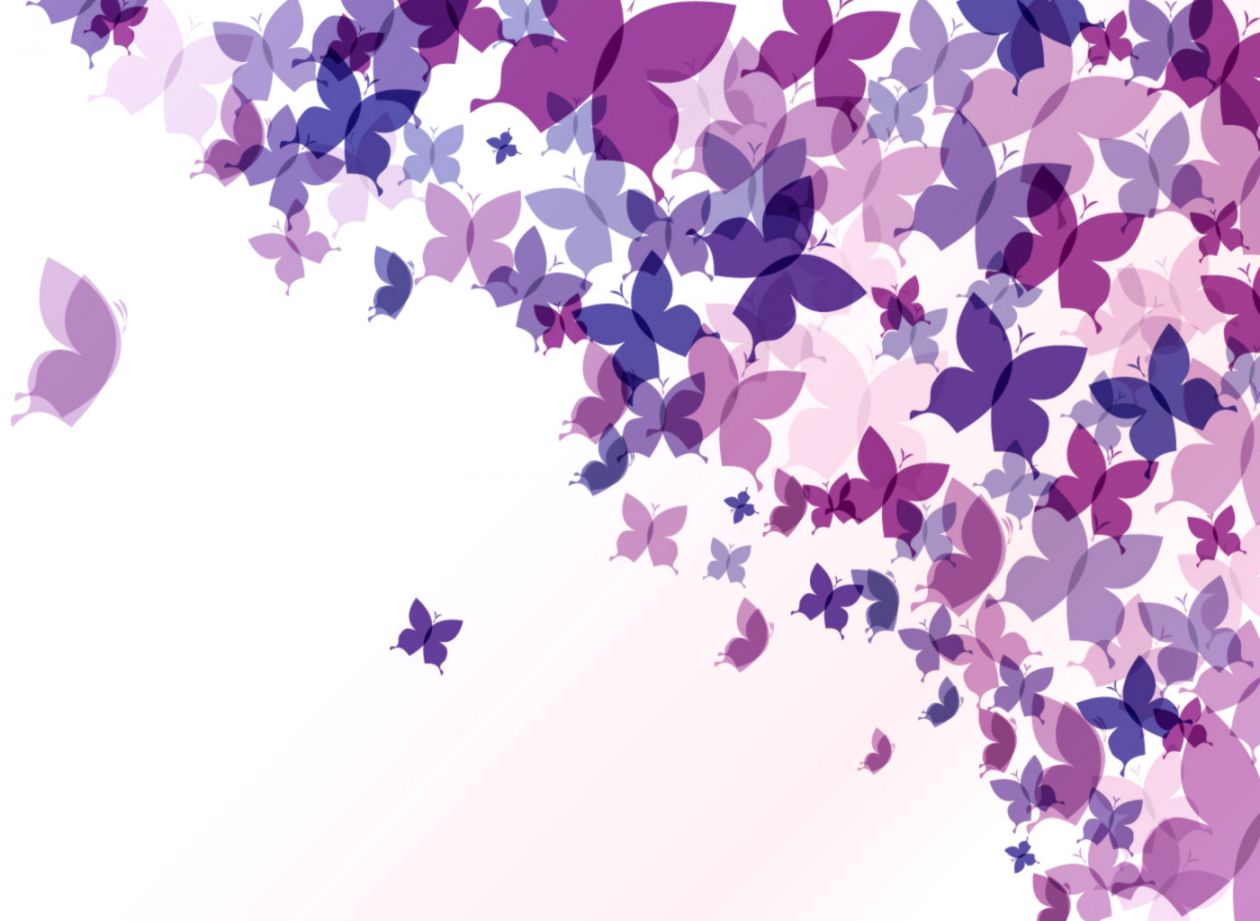 Purple Butterfly Background One Plus Wallpaper
