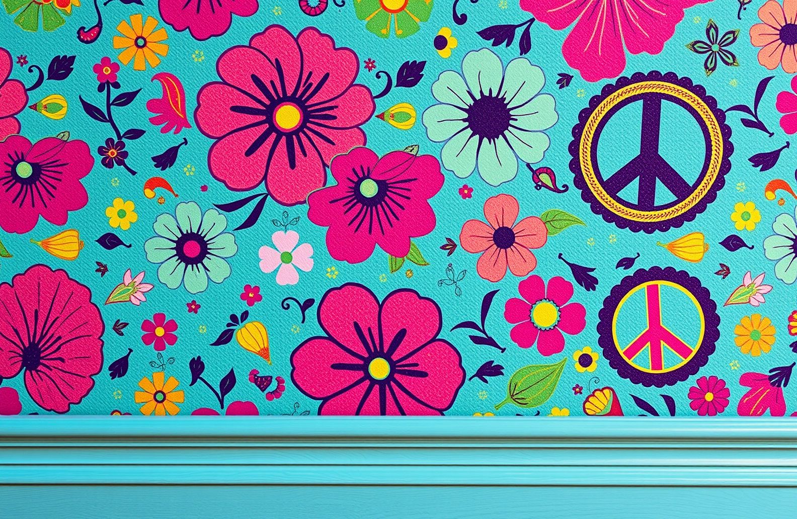 Vintage Hippie Aesthetic Wallpaper