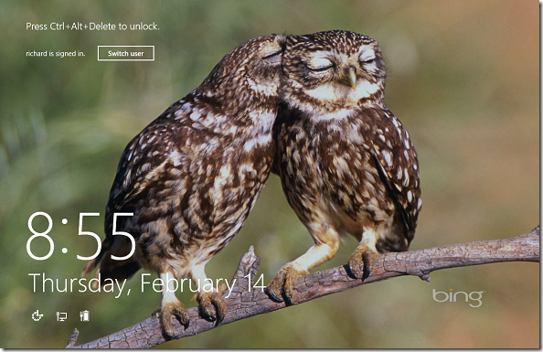 Use Microsoft Bing Daily Wallpaper As Windows Lock Screen Background