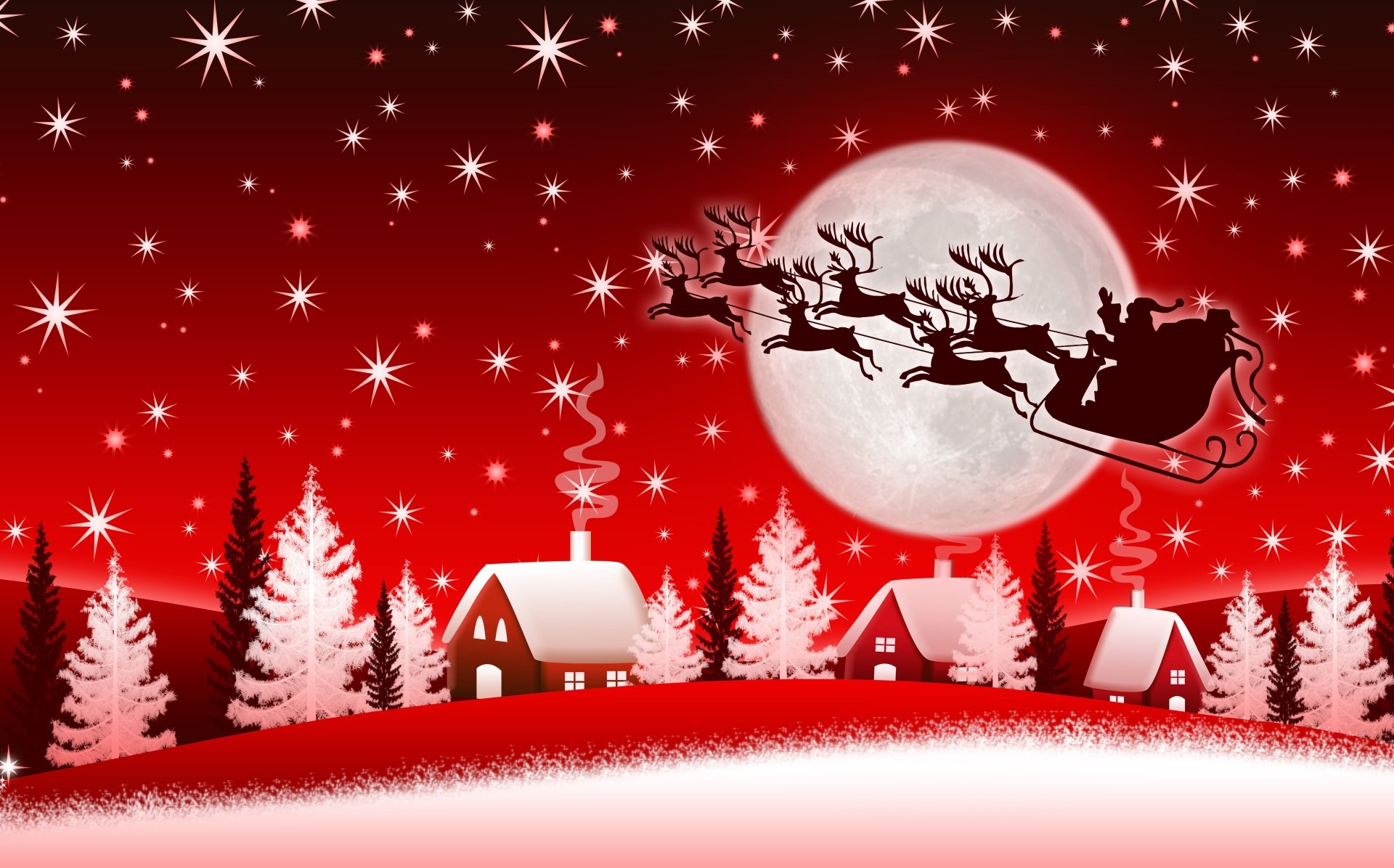 8k Ultra HD Christmas Magic Wallpaper