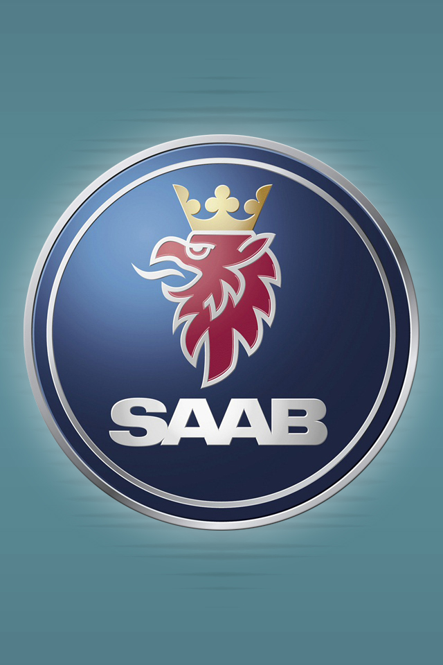 Saab Logo iPhone Wallpaper HD