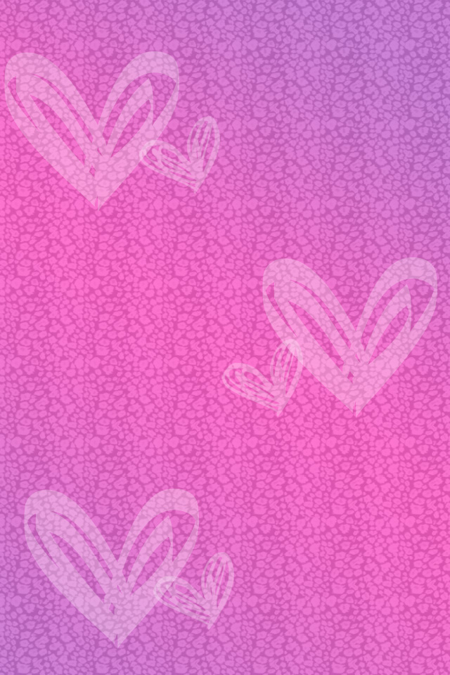 Pink And Purple Leopard Heart Loading Screen Wallpaper