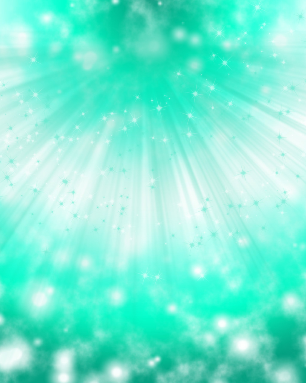 Sea Green Sparkles Background By Yuninaoki