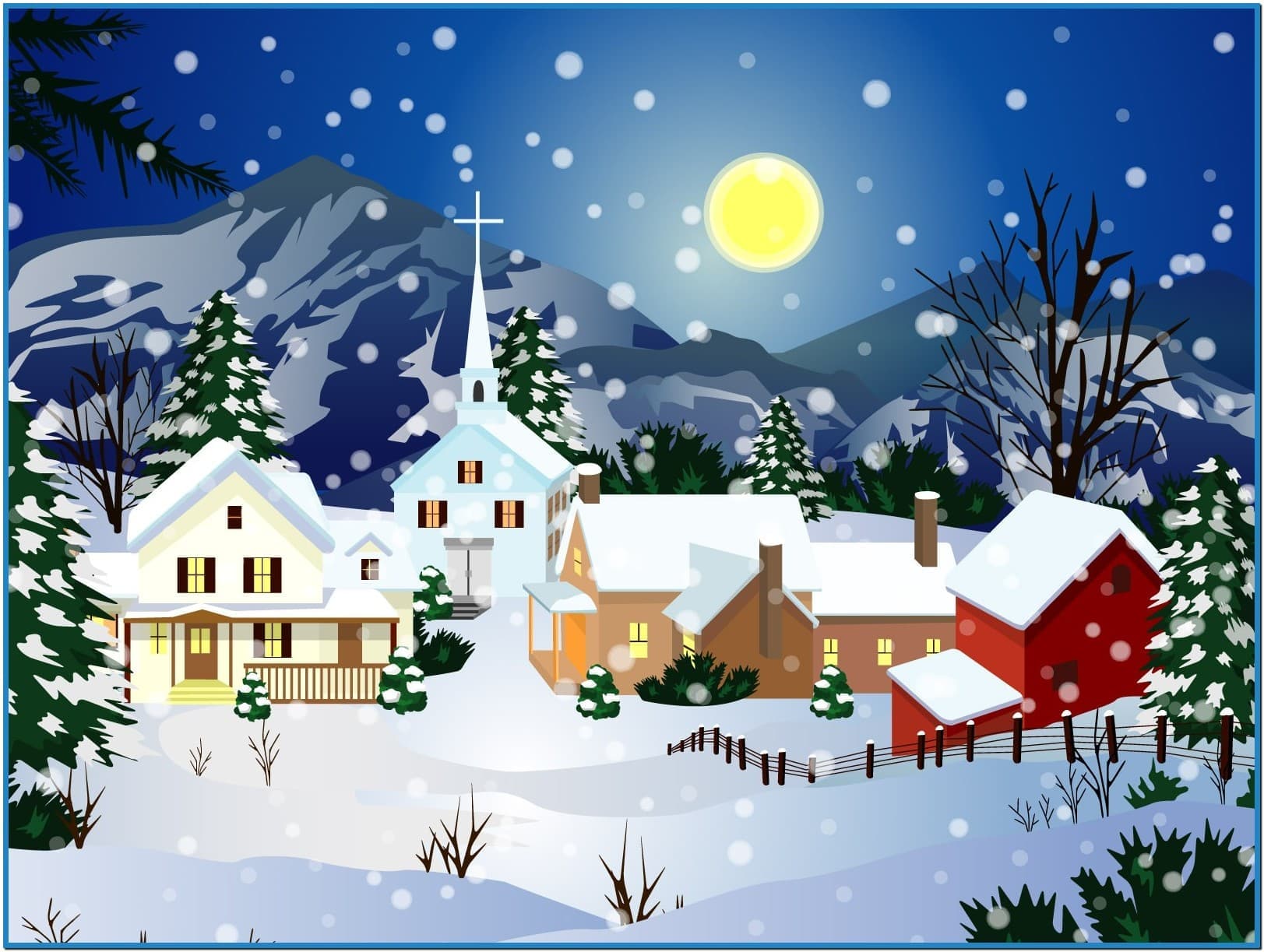Animated Christmas Desktop Screensavers