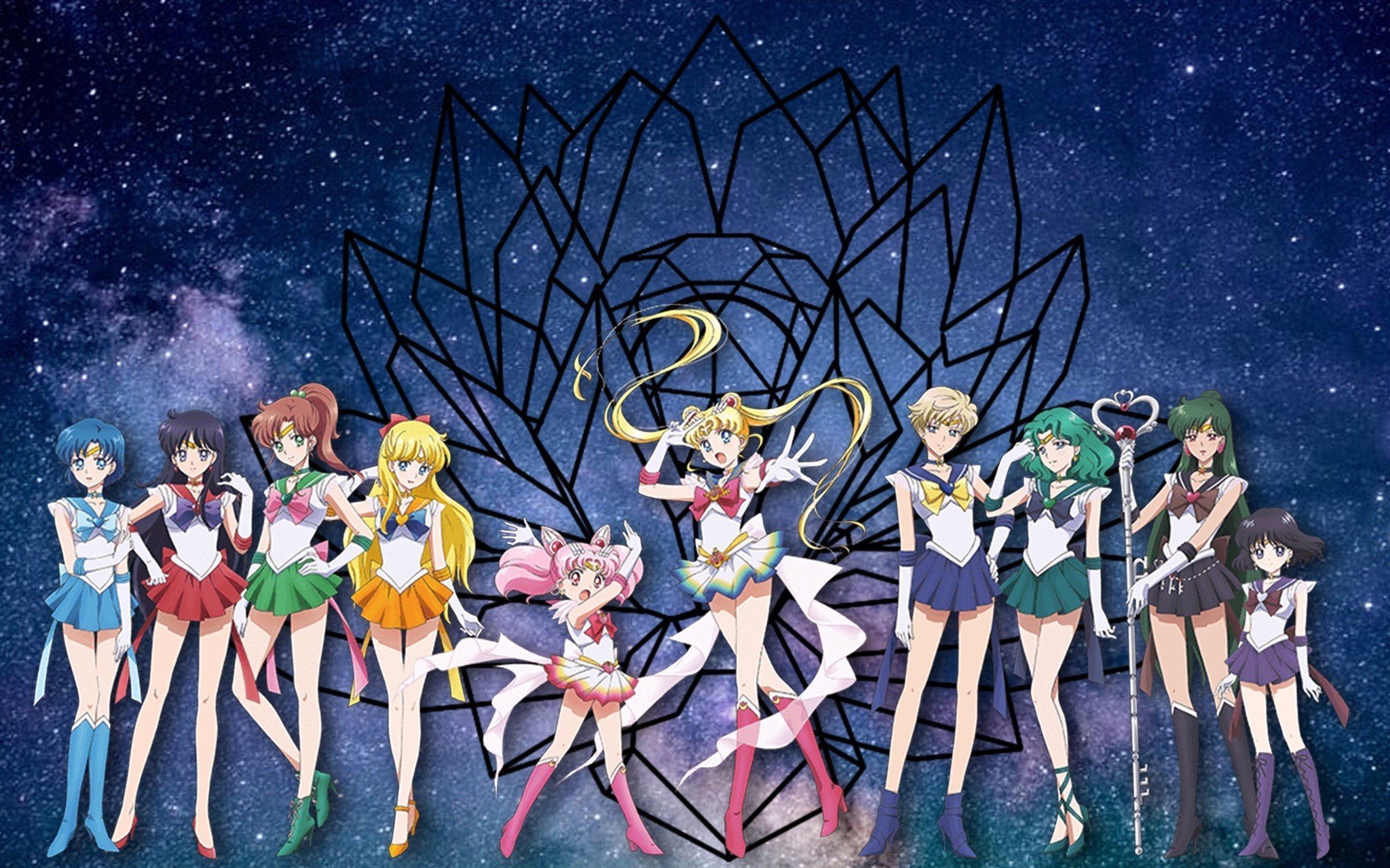 Sailor Moon Characters PC Wallpapers on