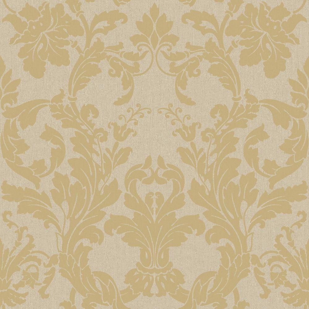 Acanthus Light Gold Wallpaper Products Damask