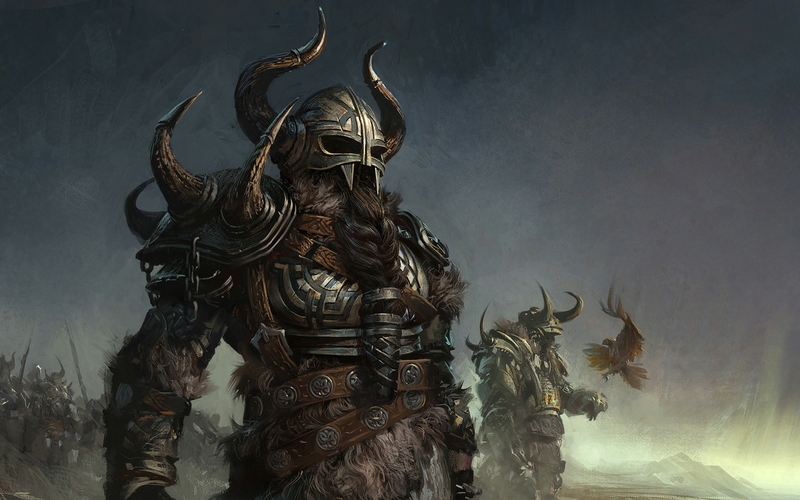 Fantasy Art Dwarfs Warriors Wallpaper