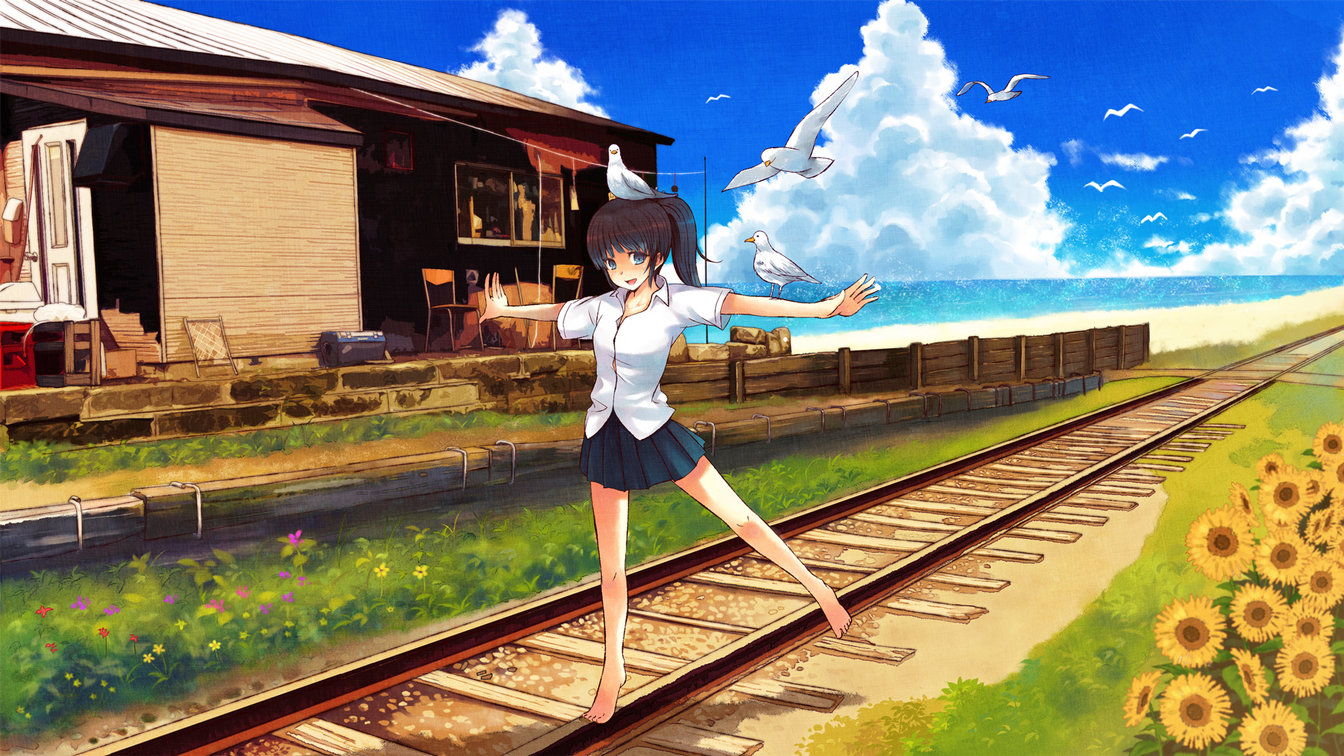 Animu Ru Anime Scenery Landscape Wallpaper Jpg