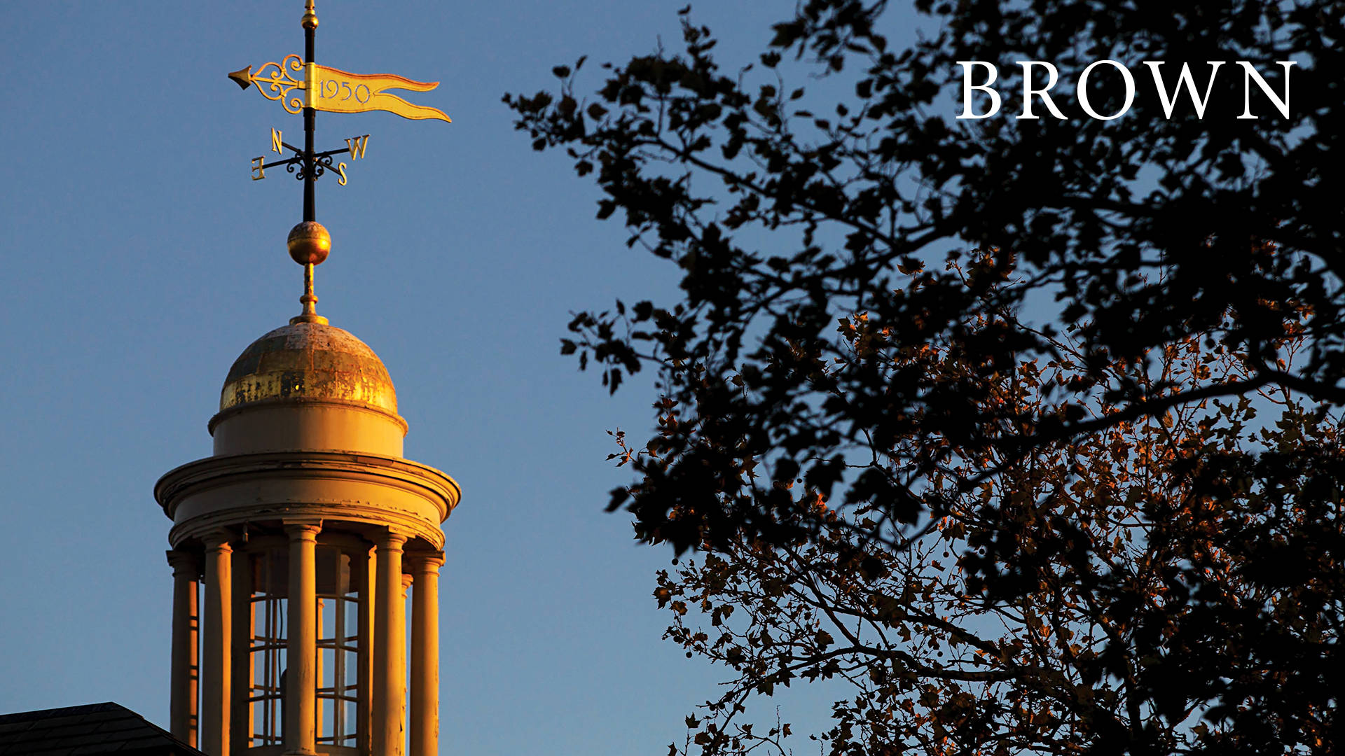 Established Historical Compass At Brown University S Campus Wallpaper