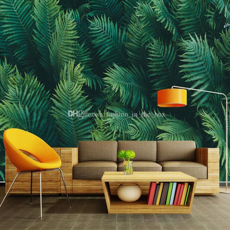 Tropical Rainforest Wallpaper Custom Nordic Wall Mural HD Image