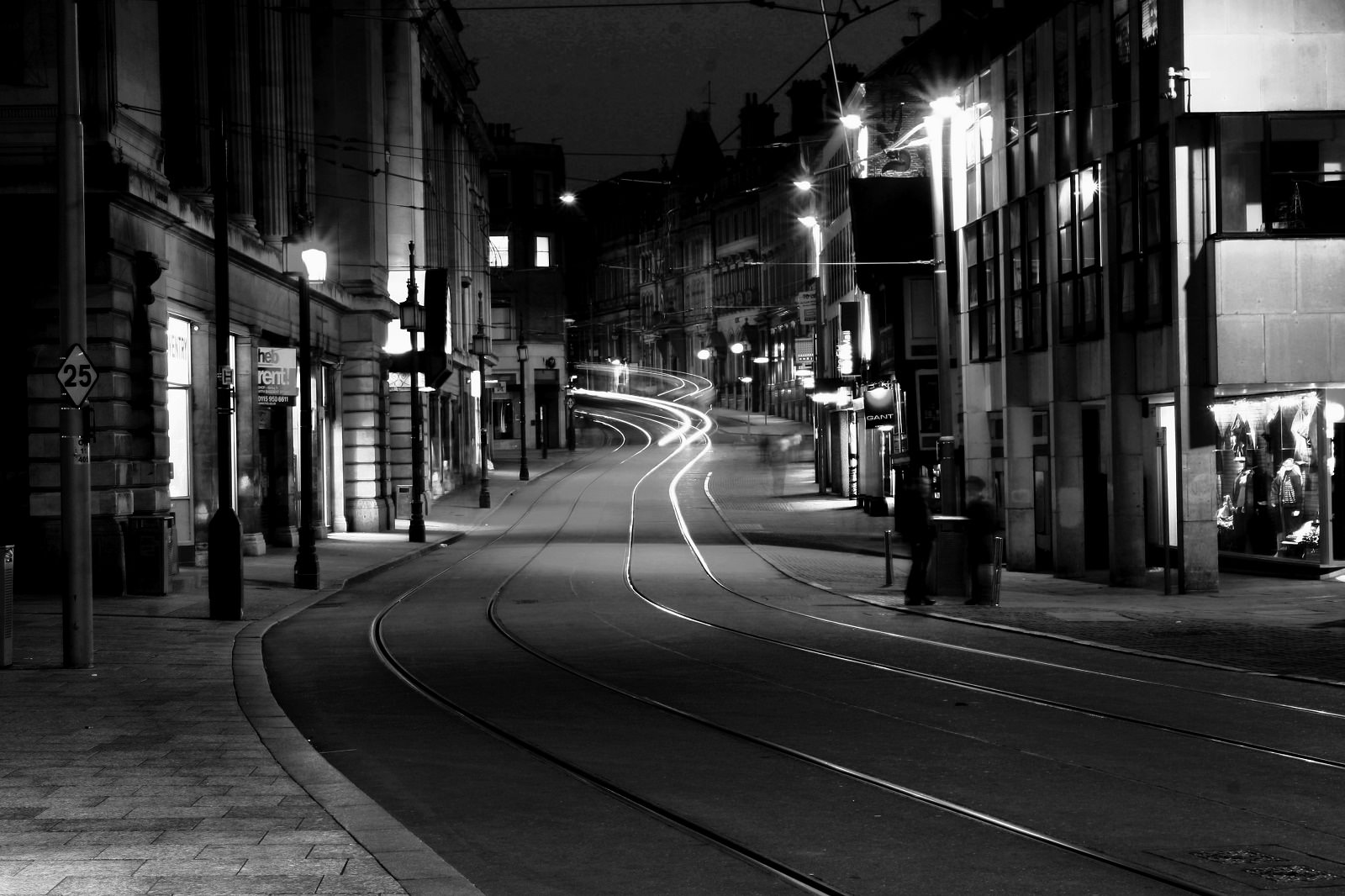 Black And White HD Wallpaper Street Other