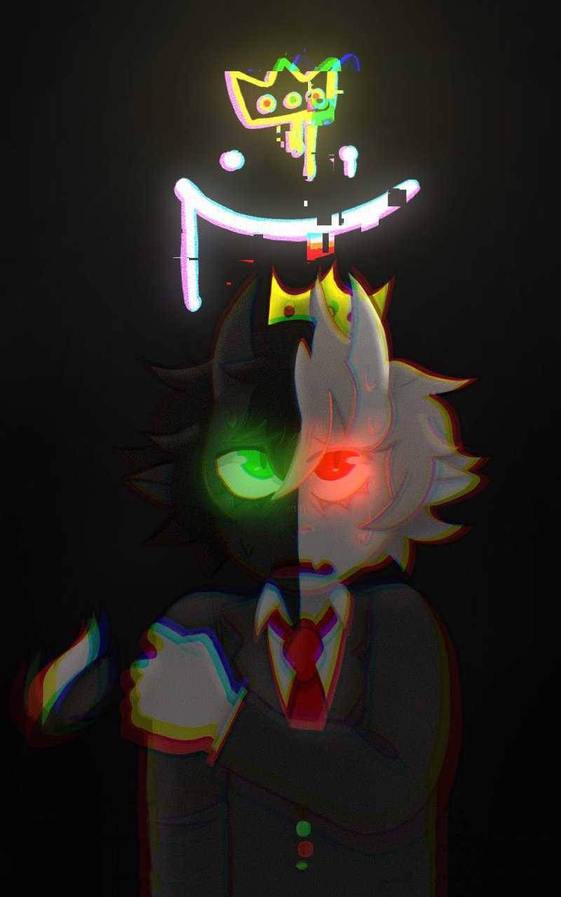 Ranboo In Neon Colors P6nqmyvlpmy8spir Wallpaper
