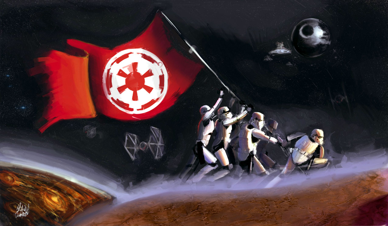 Pikof Star Wars Wallpaper Raise The Imperial Flag