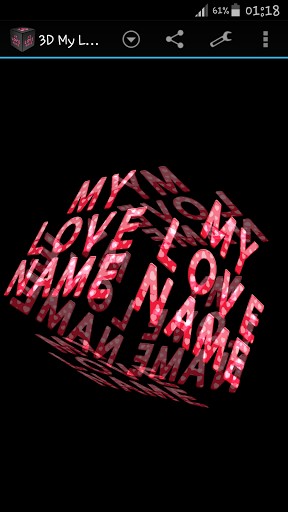 3d My Love Name Live Wallpaper For Android Appszoom