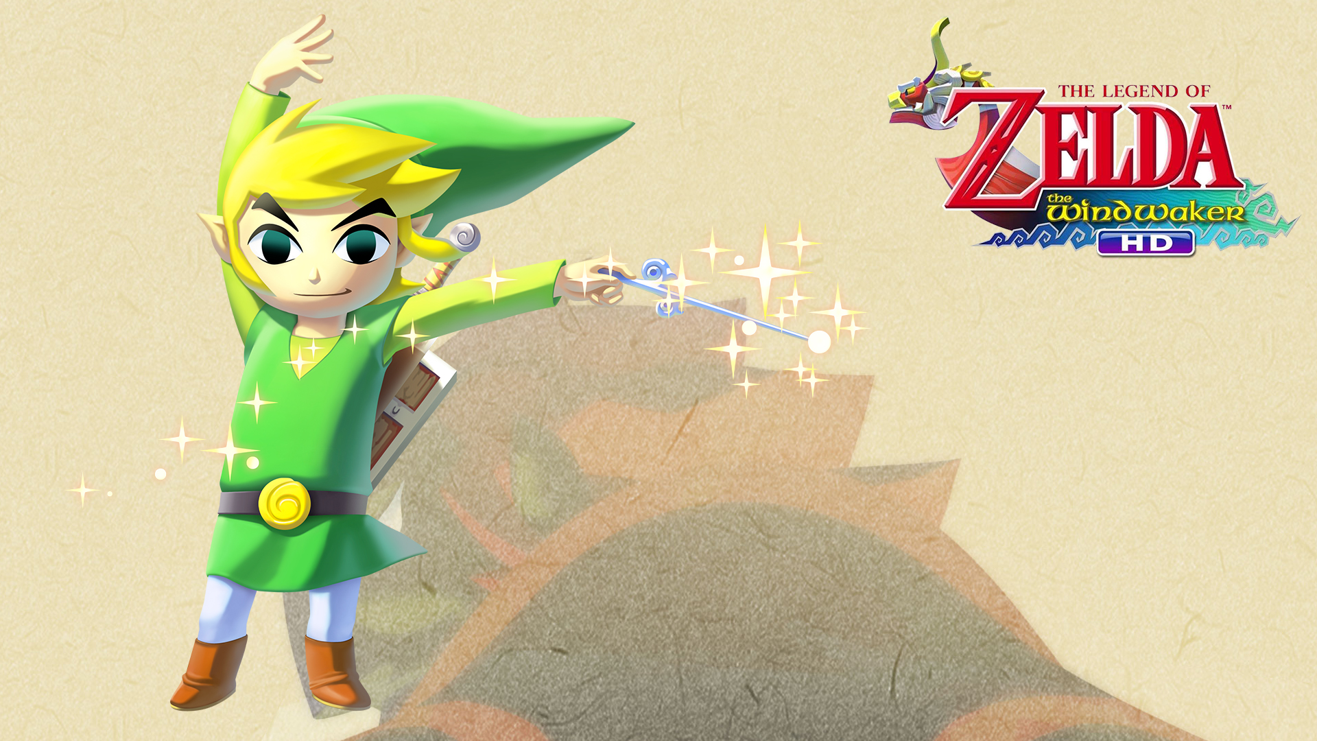 TLoZ The Wind Waker   Wallpaper   Link by Thelimomon on