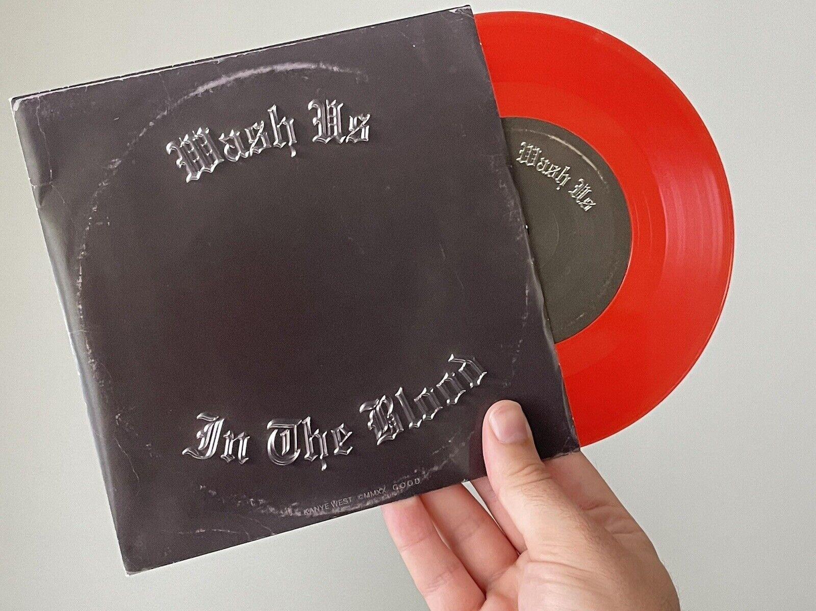 Kanye West Wash Us In The Blood Red Vinyl Travis Scott New