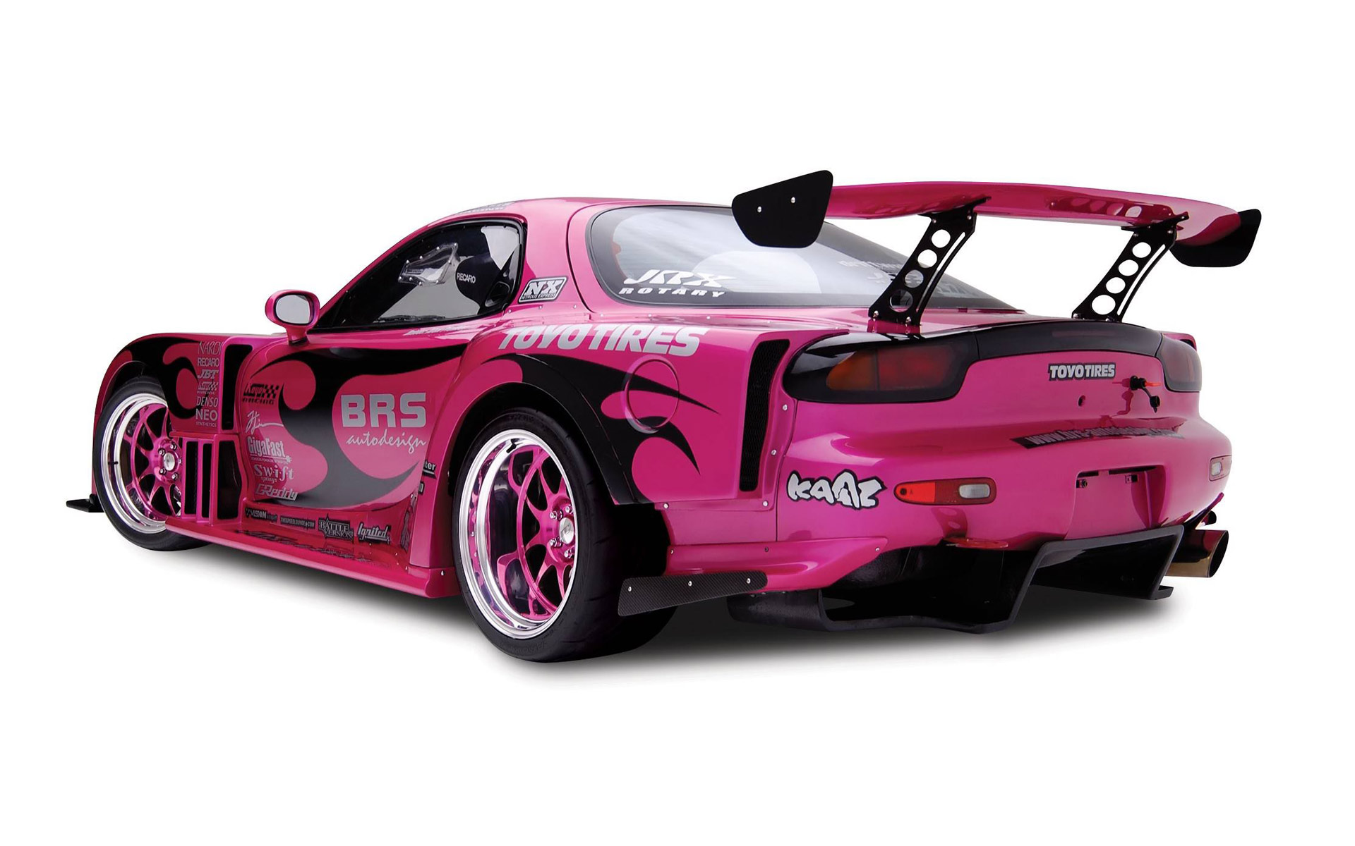 Pink Car Roadster Wallpaper Background Desktop