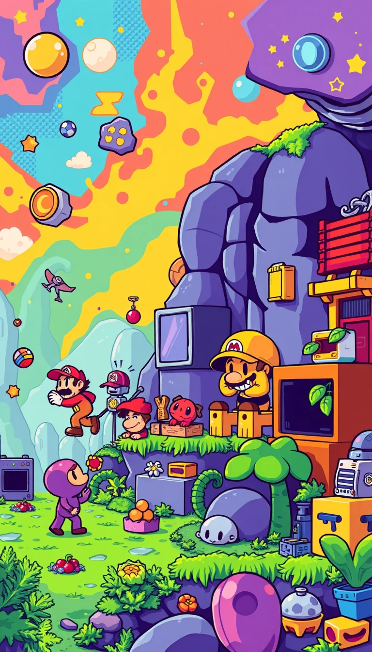 Hd Retro Gaming Wallpaper