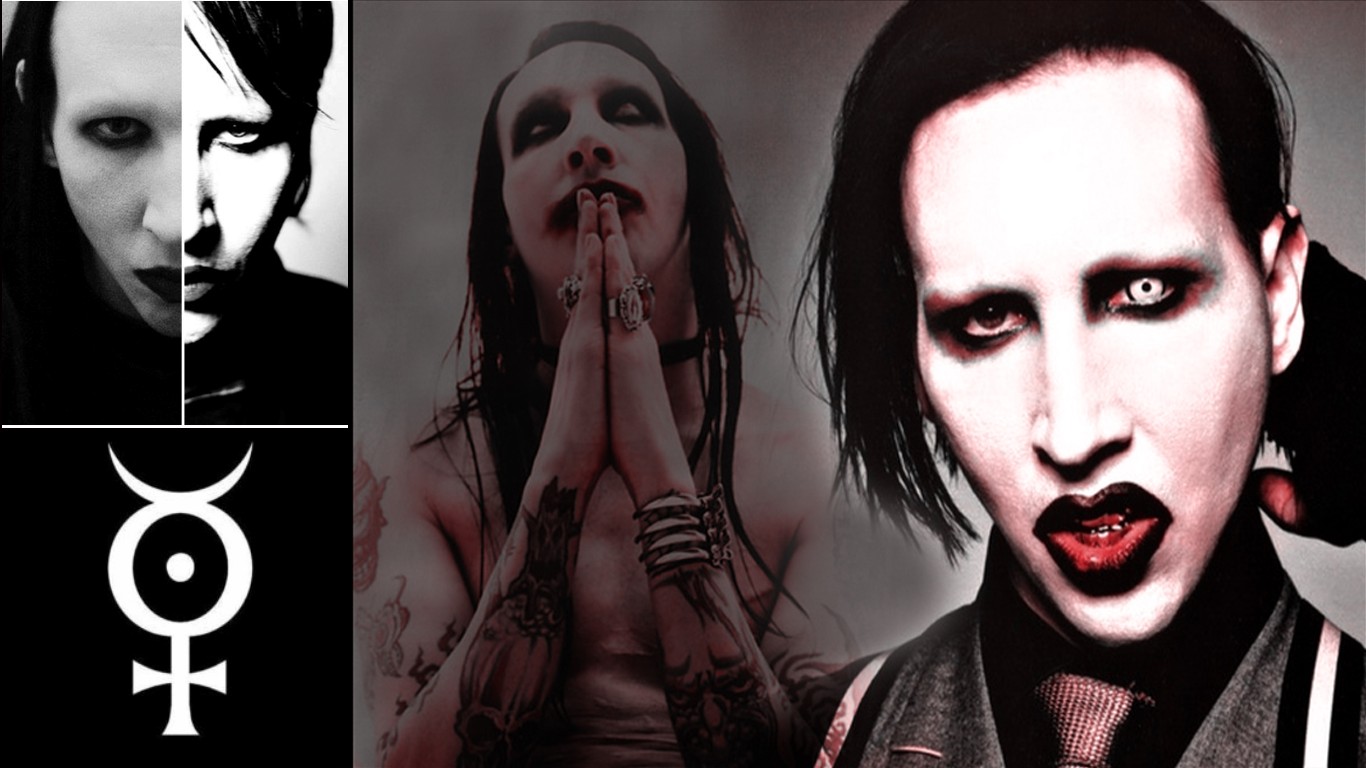 Marilyn Manson Puter Wallpaper Desktop Background