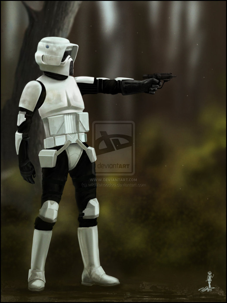 Scout Trooper Wallpaper By Andyfairhurst