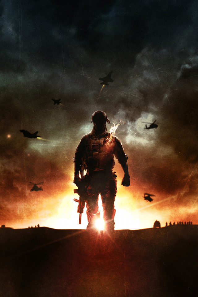 Lone Soldier iPhone Wallpaper HD