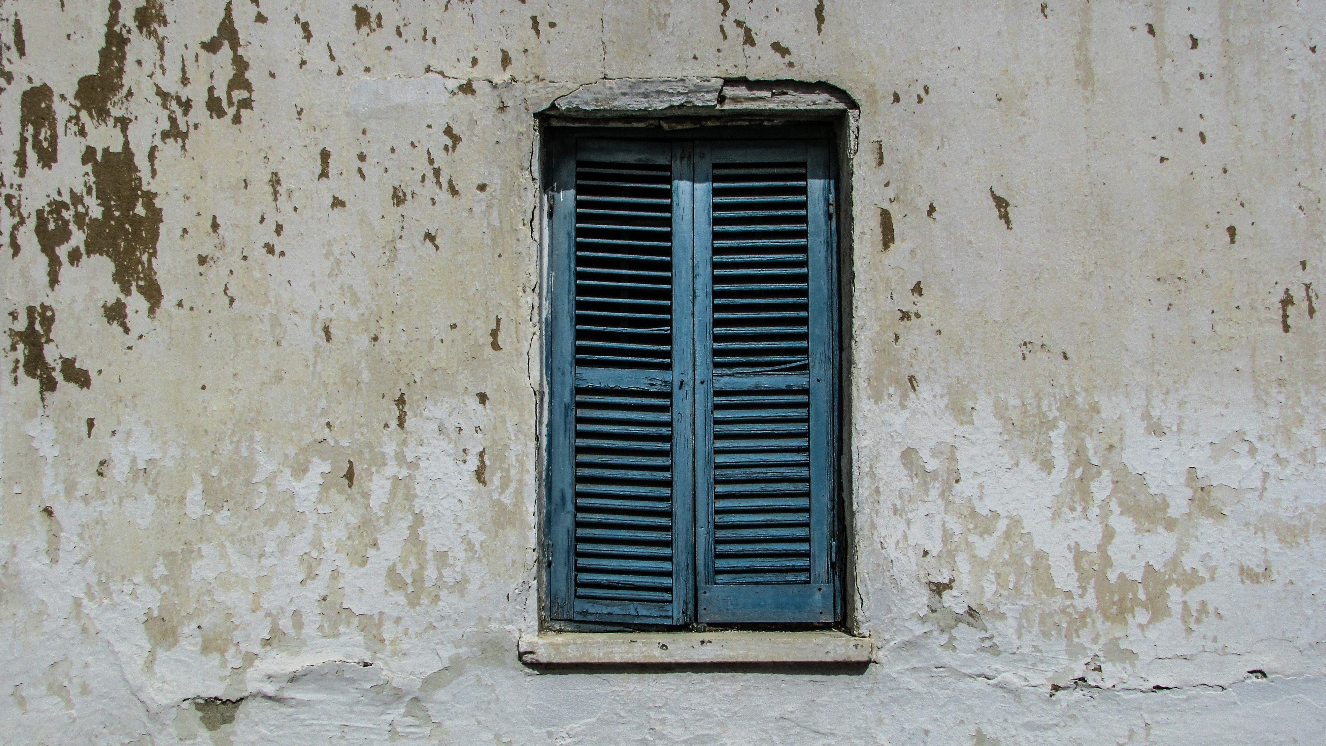 Teal Wooden Window Door Panel Image
