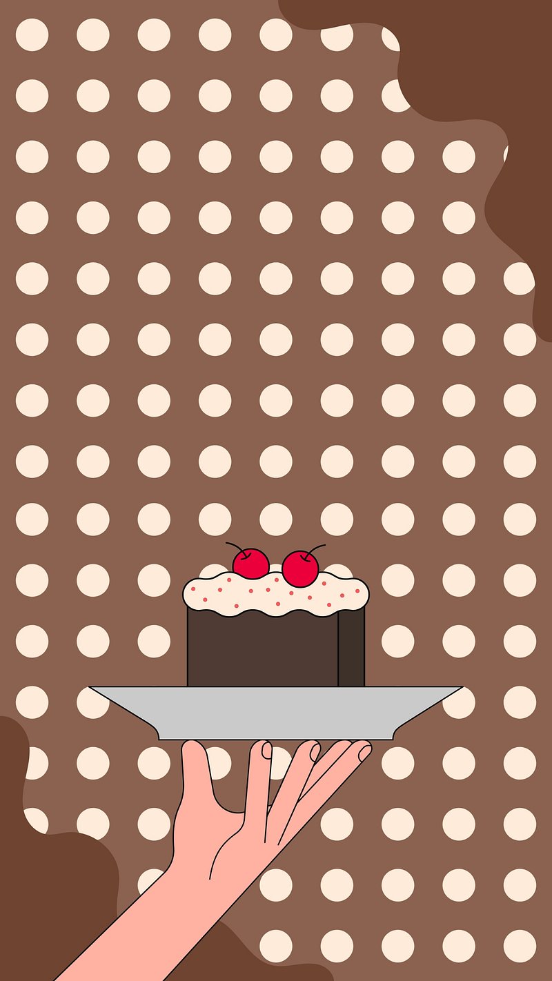 Chocolate Cake iPhone Wallpaper Dessert