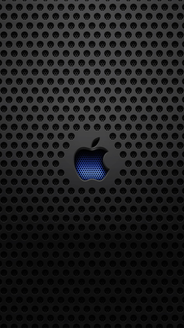Apple Logo Metal Texture iPhone 5s Wallpaper Download iPhone 640x1136