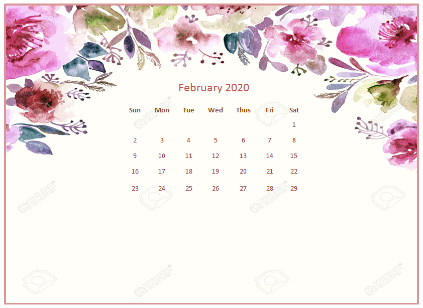 February 2020 Desktop Calendar Wallpapers Calendar wallpaper