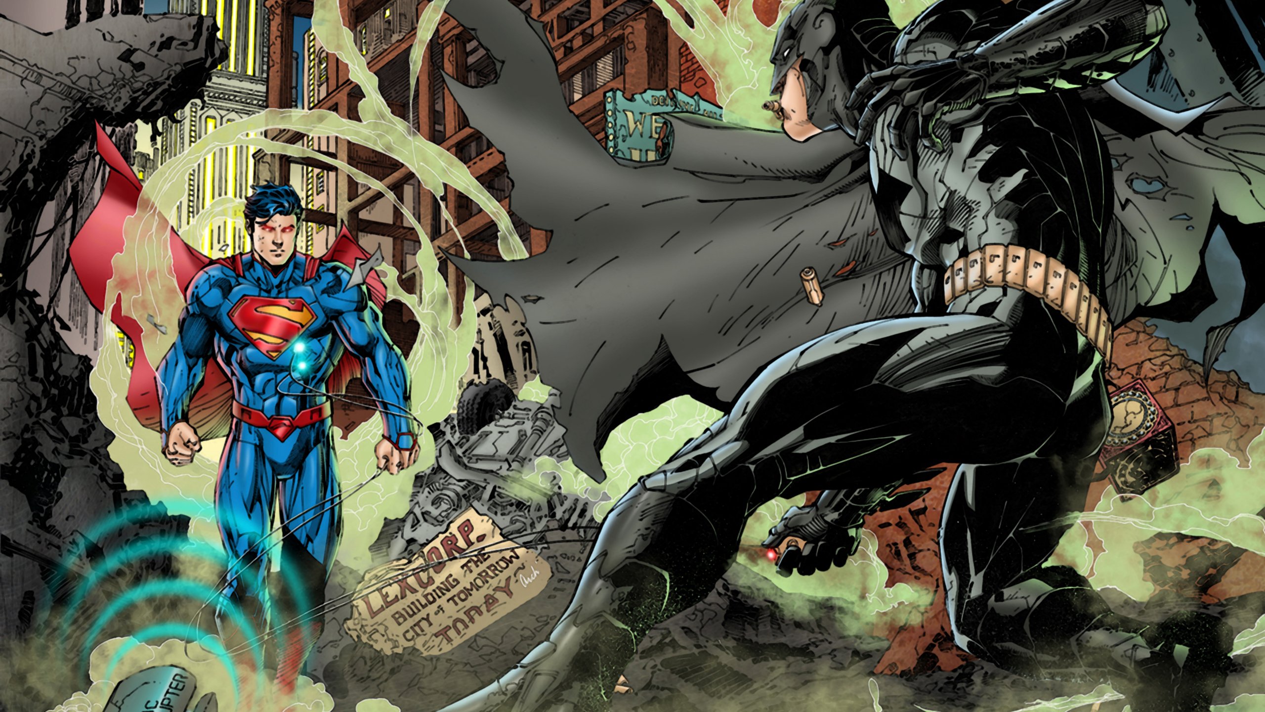 Batman Vs Superman Wallpaper Background