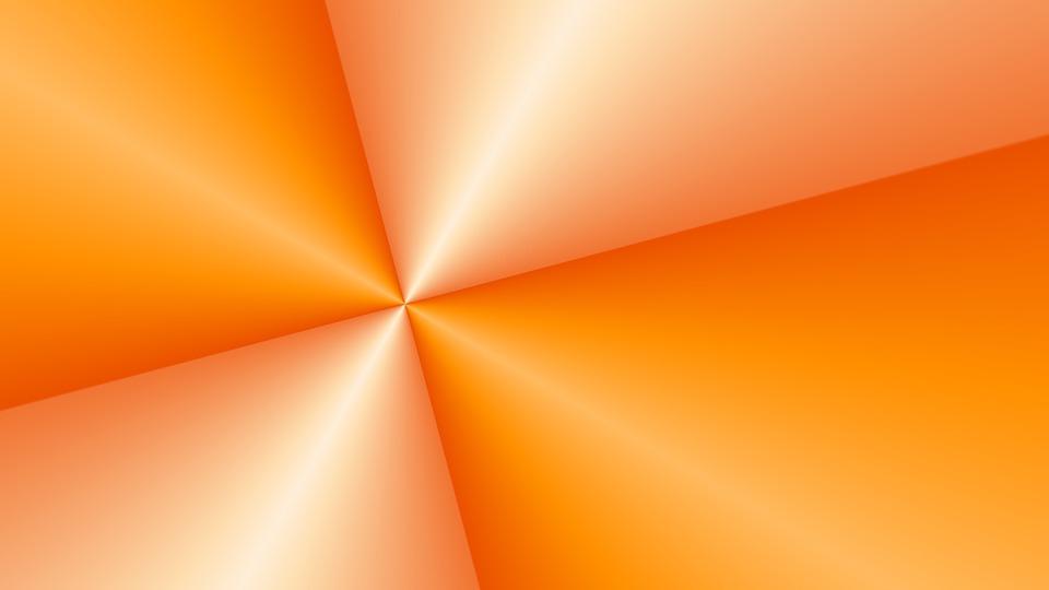 Orange 3d Background Image On