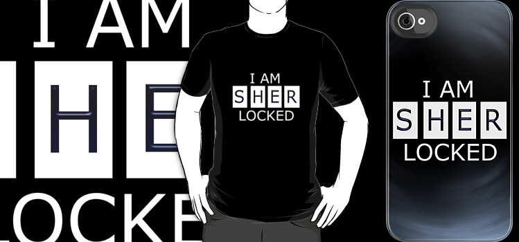 Am Sher Locked T Shirt And iPhone Case By Fudgemallow