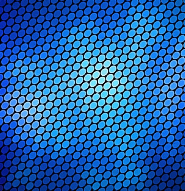 Blue Hexagons Grid Abstract Background Vector